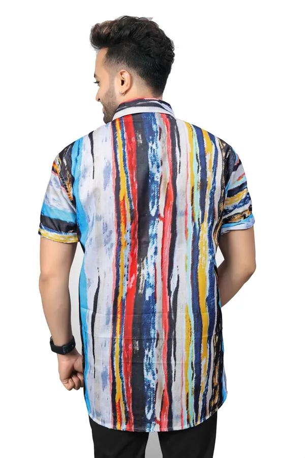 MEN’S_MULTICOLOR_ABSTRACT_STRIPED_SHIRT