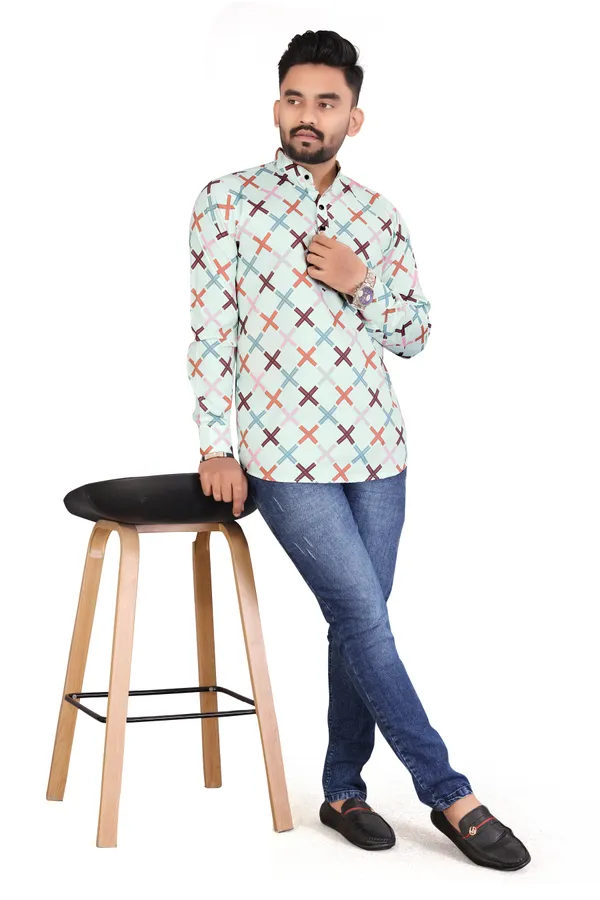 MEN’S_MULTICOLOR_PRINTED_KURTA