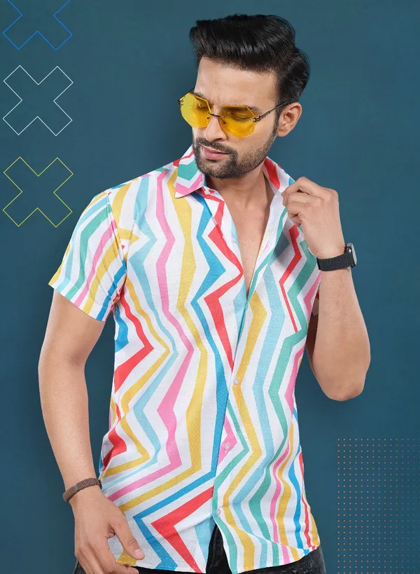 MEN’S_MULTICOLOR_ZIGZAG_PRINT_SHIRT