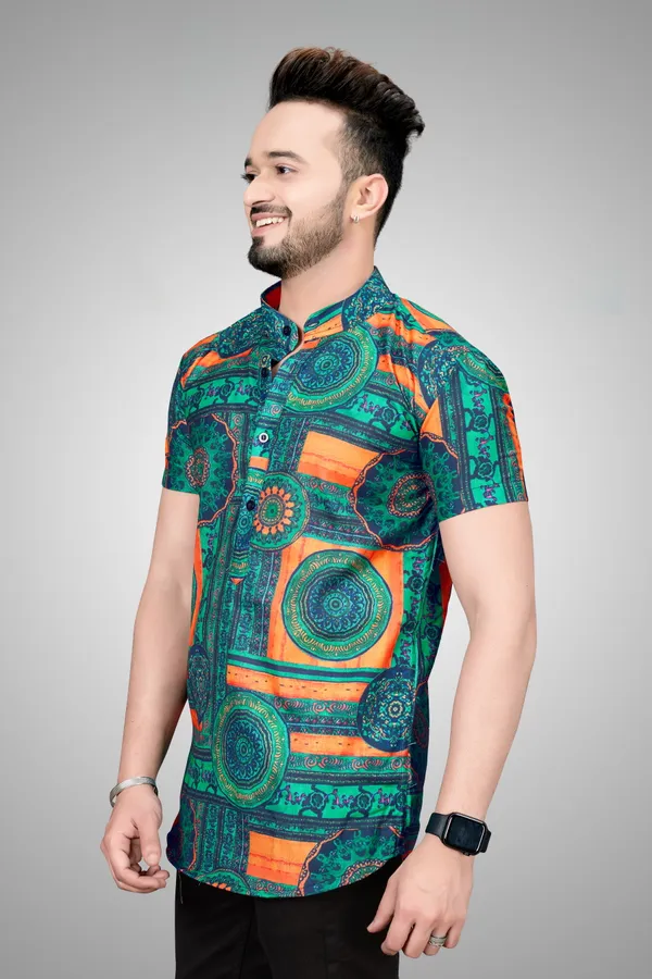 MEN’S_ROYAL_ETHNIC_MANDALA_PRINT_SHIRT