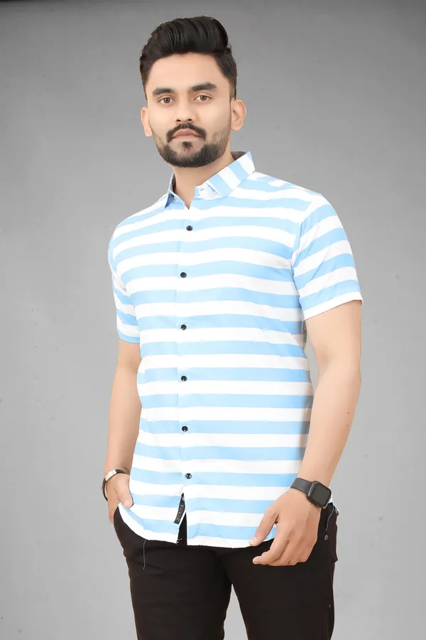 MEN’S_SKY_BLUE_&_WHITE_STRIPED_SLIM_FIT_CASUAL_SHIRT