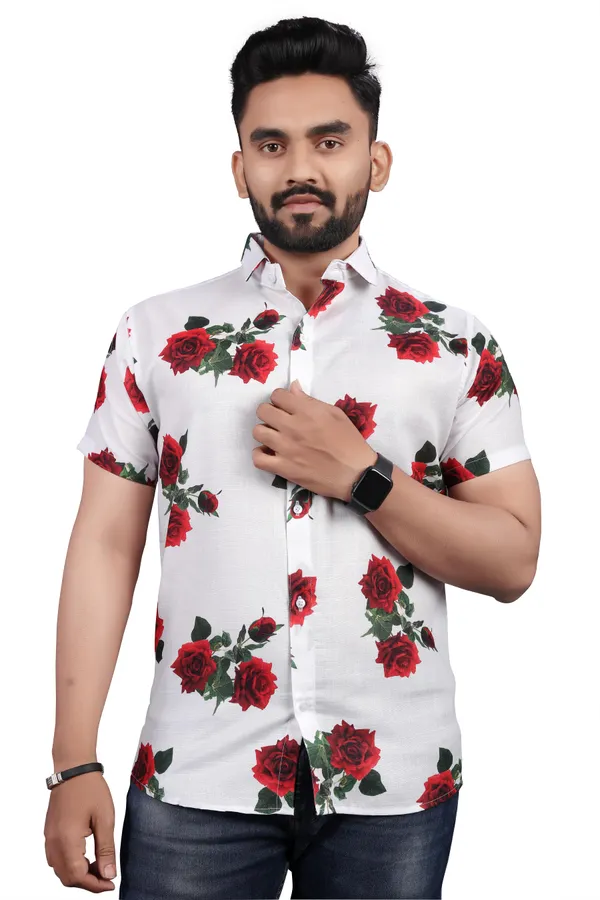 MEN’S_WHITE_&_RED_ROSE_PRINT_SHIRT