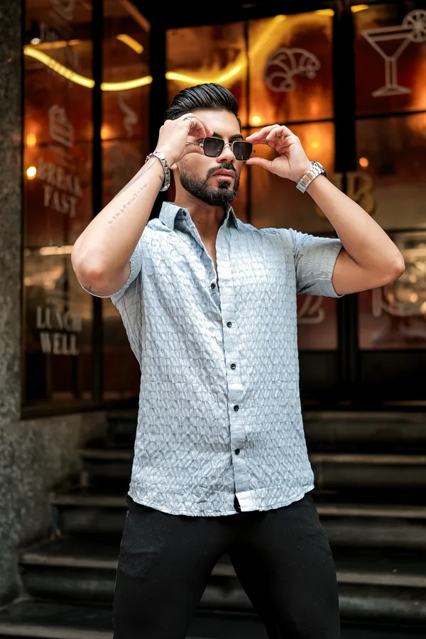 Sky_Regular_Fit_Texture_New_Design_Shirt_For_Men