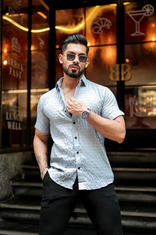 Sky_Regular_Fit_Texture_New_Design_Shirt_For_Men