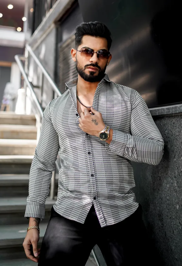 Pack_Of_2_Waffle_Texture_Full_Sleeve_Shirt_For_Men