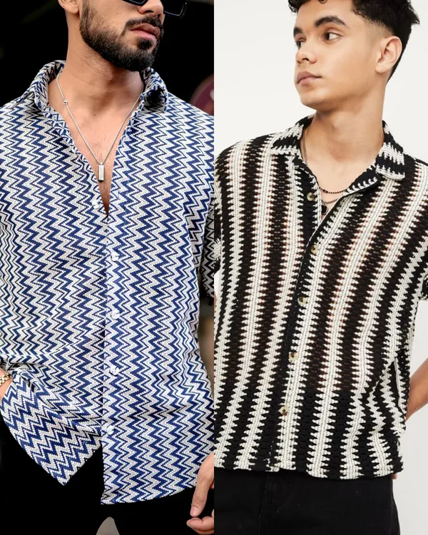 Pack_Of_2_Striped_Crochet_Full_Sleeve_Shirt_For_Men