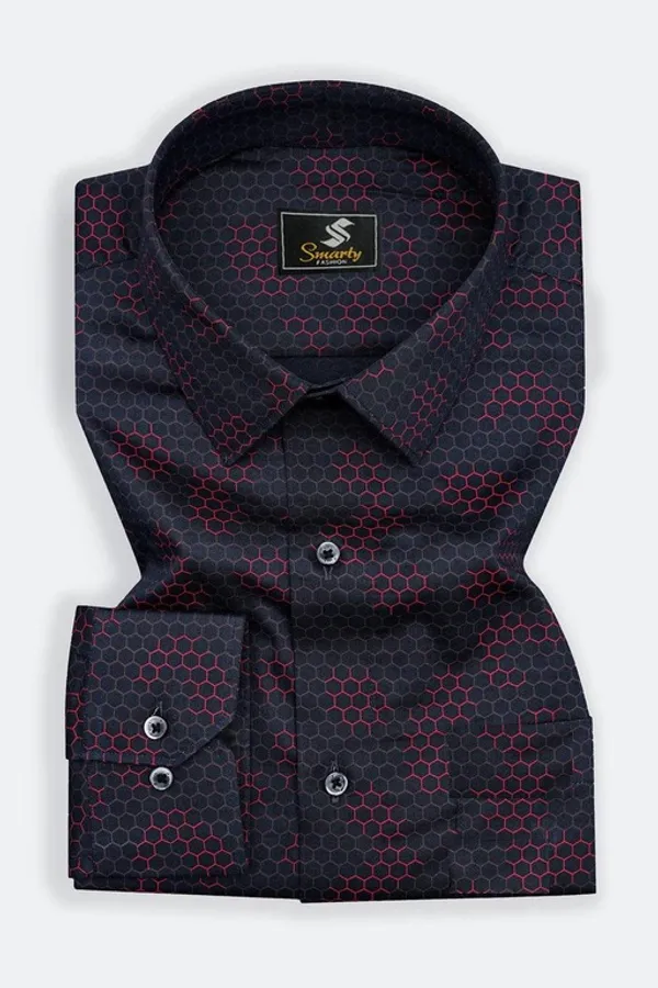 Pack_Of_2_Men's_New_3d_Shirt_&_Men's_Butterfly_Texture_Shirt