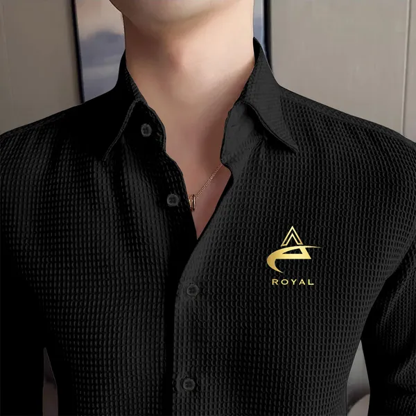 Pack_Of_2_Waffle_Texture_&_Lime_Line_Full_Sleeve_Shirt_For_Men