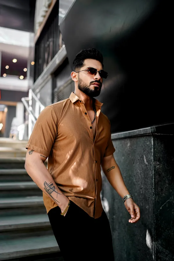 Pack_Of_2_Waffle_Texture_&_Lime_Line_Full_Sleeve_Shirt_For_Men