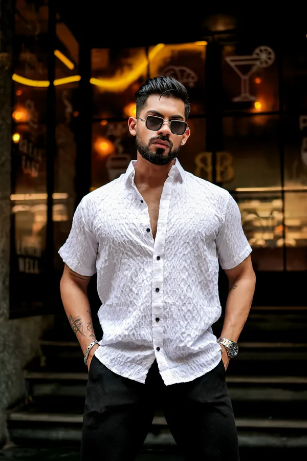 Pack_Of_2_Lime_Line_&_Butterfly_Texture_Full_Sleeve_Shirt_For_Men
