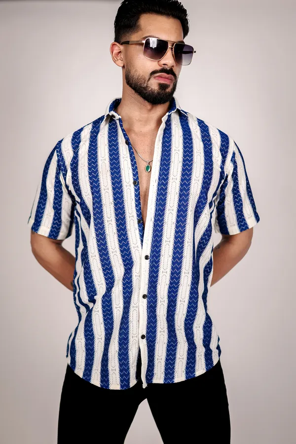 MEN'S_PLAIN_CROCHET_BLUE_SHIRT