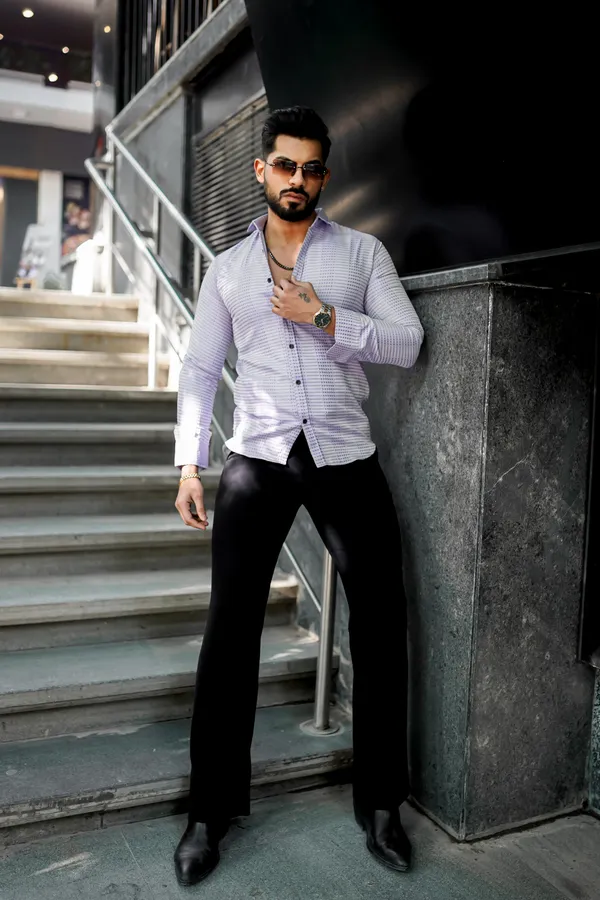 Purple_Regular_Fit_Texture_New_Design_Shirt_For_Men