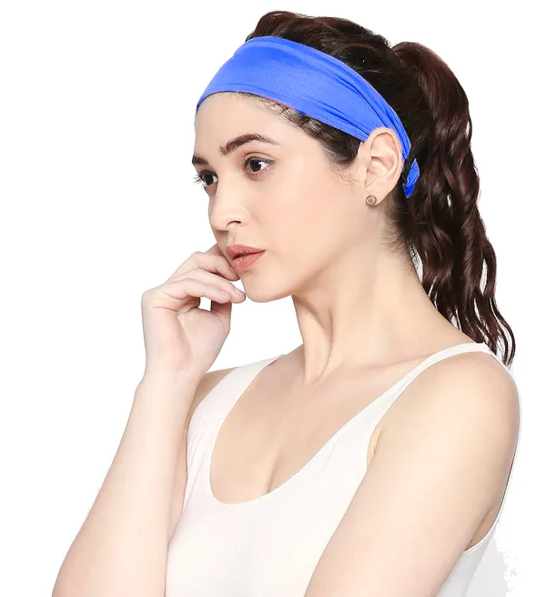 Blacksmith_Women_Solid_Color_Elasticated_Sports_Headband_Bandana