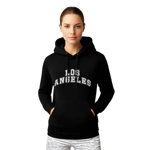Blacksmith_Los_Angeles_Black_Sweatshirt_Hoodie_for_Women