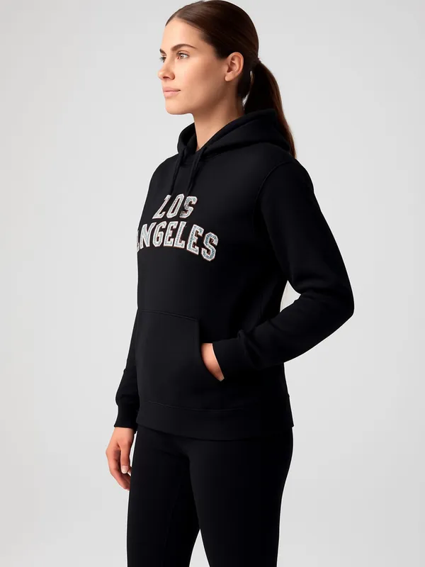 Blacksmith_Los_Angeles_Black_Sweatshirt_Hoodie_for_Women