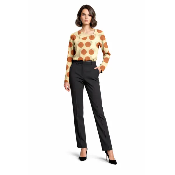 BLACKSMITH_Lunar_Speckle_Asymmetrical_Formal_Office_Shirt_for_Women_|_Women_Stylish_Western_Tops