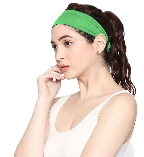 Blacksmith_Women_Solid_Color_Elasticated_Sports_Headband_Bandana