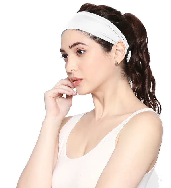 Blacksmith_Women_Solid_Color_Elasticated_Sports_Headband_Bandana
