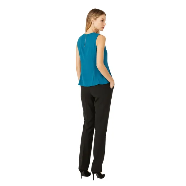 BLACKSMITH_Peacock_Cutout_Shell_Formal_Office_Top_Shirt_for_Women_|_Women_Stylish_Western_Tops
