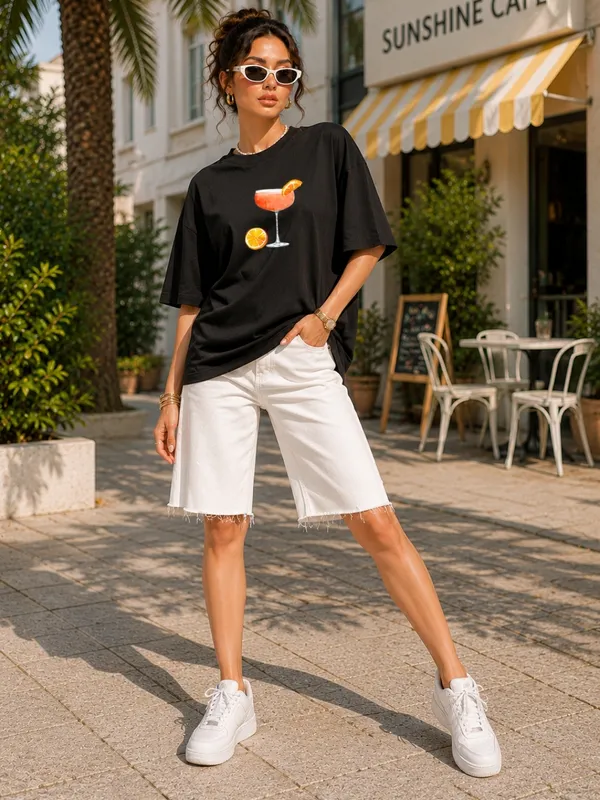 Blacksmith_Black_Summer_Breeze_Oversized_Rich_Cotton_Graphic_Print_T-Shirt_for_Women_&_Girls