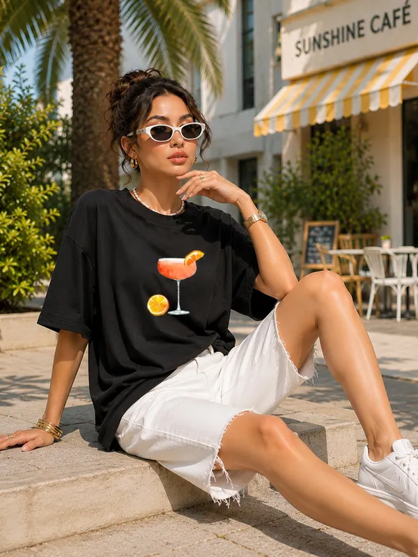 Blacksmith_Black_Summer_Breeze_Oversized_Rich_Cotton_Graphic_Print_T-Shirt_for_Women_&_Girls