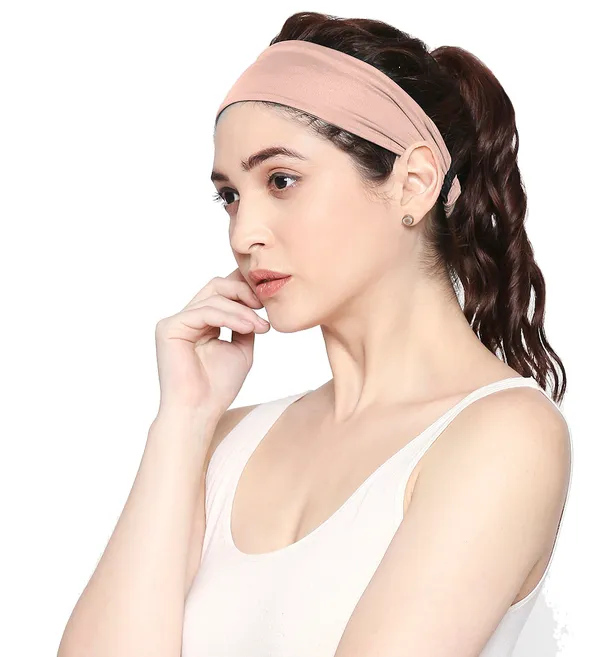 Blacksmith_Women_Solid_Color_Elasticated_Sports_Headband_Bandana
