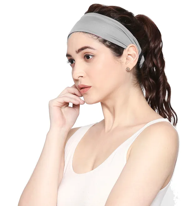 Blacksmith_Women_Solid_Color_Elasticated_Sports_Headband_Bandana