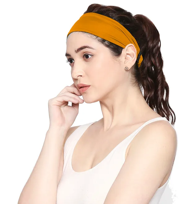 Blacksmith_Women_Solid_Color_Elasticated_Sports_Headband_Bandana