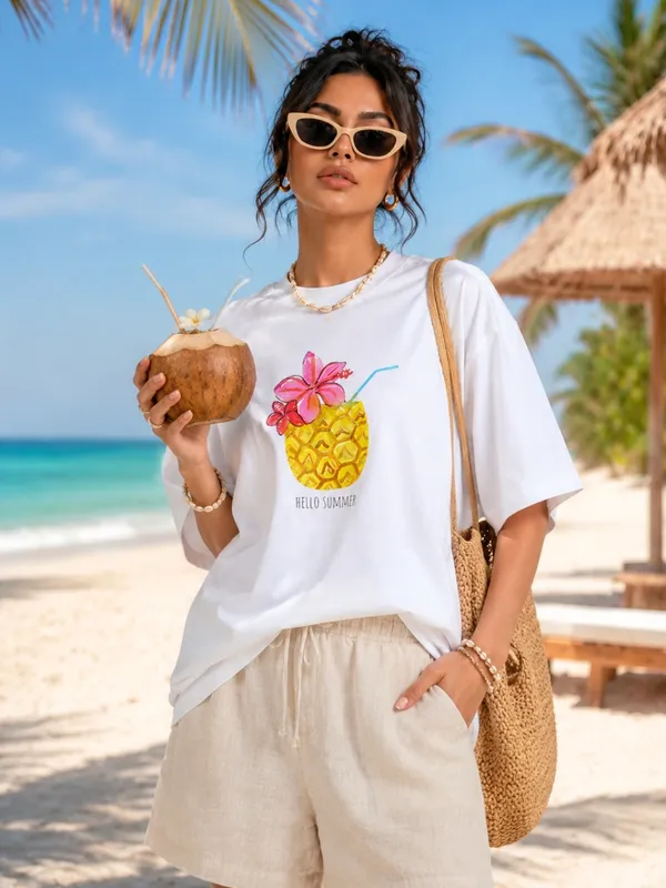 Blacksmith_White_Hello_Summer_Oversized_Rich_Cotton_Graphic_Print_T-Shirt_for_Women_&_Girls
