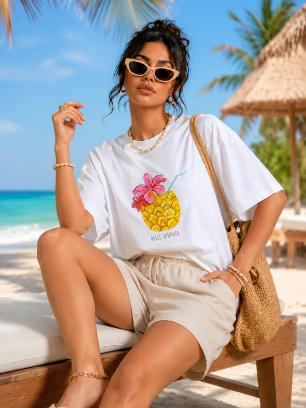 Blacksmith_White_Hello_Summer_Oversized_Rich_Cotton_Graphic_Print_T-Shirt_for_Women_&_Girls