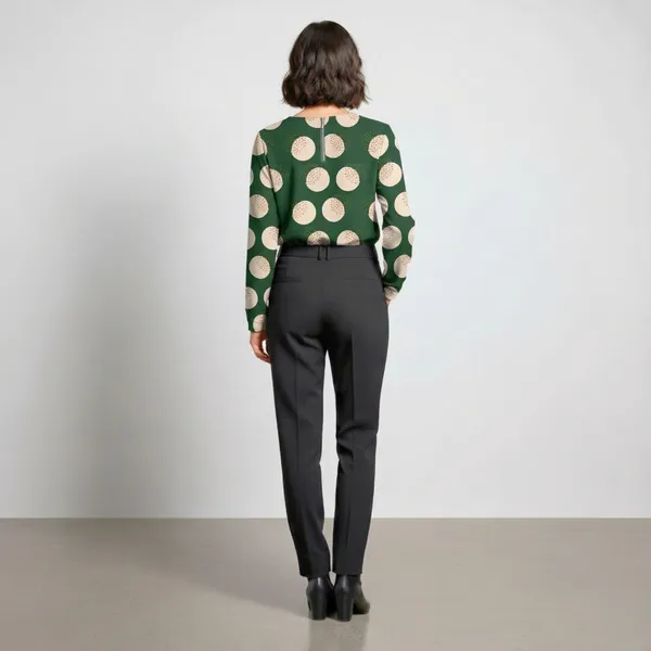 BLACKSMITH_Lunar_Speckle_Asymmetrical_Formal_Office_Shirt_for_Women_|_Women_Stylish_Western_Tops