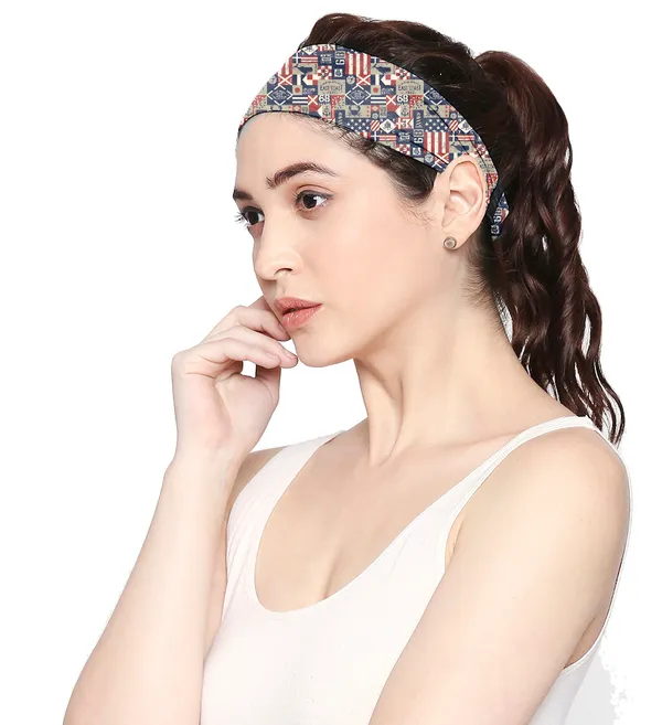 Blacksmith_Women_Multi-Coloured_Printed_Elasticated_Sports_Headband_Bandana