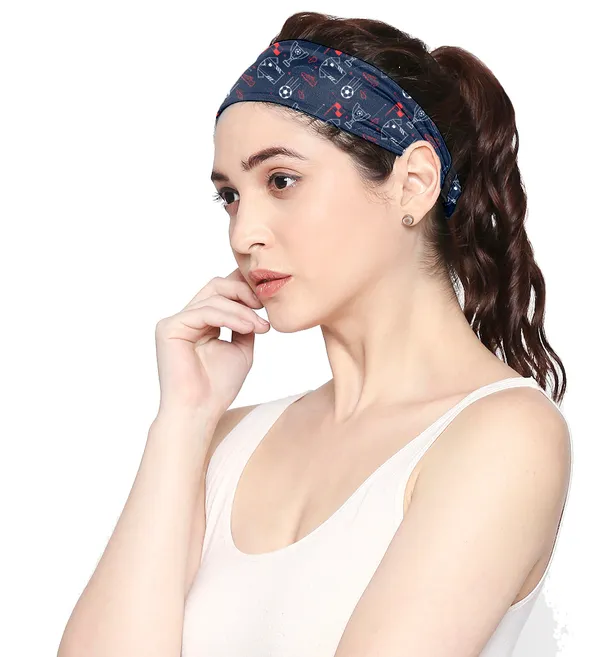 Blacksmith_Women_Multi-Coloured_Printed_Elasticated_Sports_Headband_Bandana