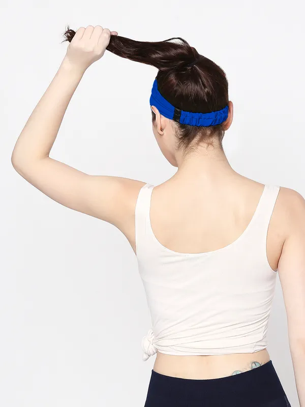Blacksmith_Women_Solid_Color_Elasticated_Sports_Headband_Bandana