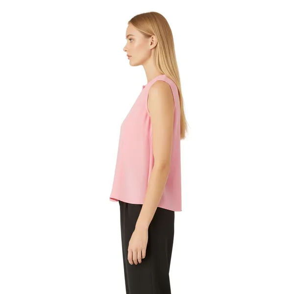 BLACKSMITH_Light_Pink_Cutout_Shell_Formal_Office_Top_Shirt_for_Women_|_Women_Stylish_Western_Tops