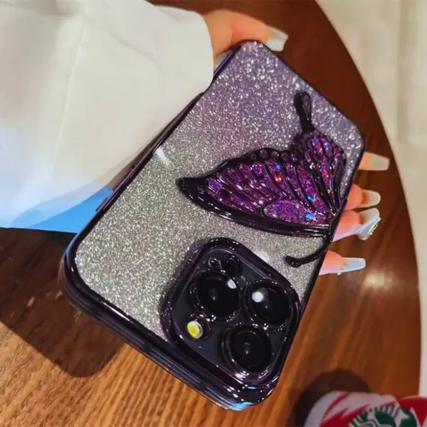 Apple_iPhone_Glitter_Butterfly_Quicksand_Case_??Shiny_Bling_Plated_Soft_Cover_(Purple)