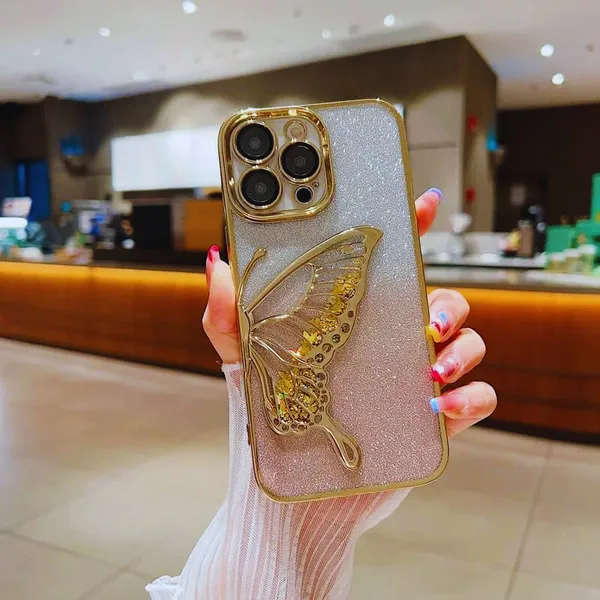 Apple_iPhone_Glitter_Butterfly_Quicksand_Case_??Shiny_Bling_Plated_Soft_Cover_(Gold)
