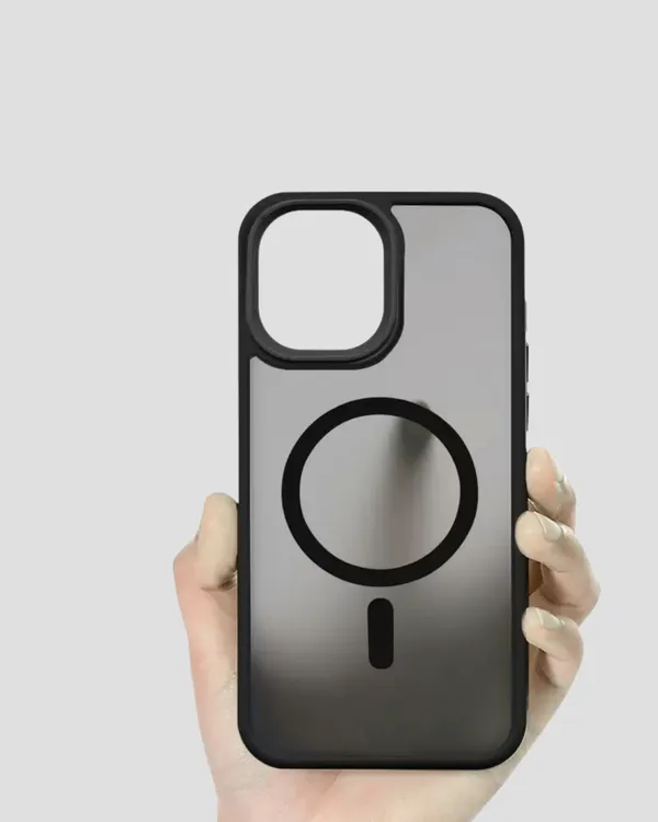 Apple_iPhone_Series_Premium_Black_Transparent_Mobile_Cover_With_Magsafe.