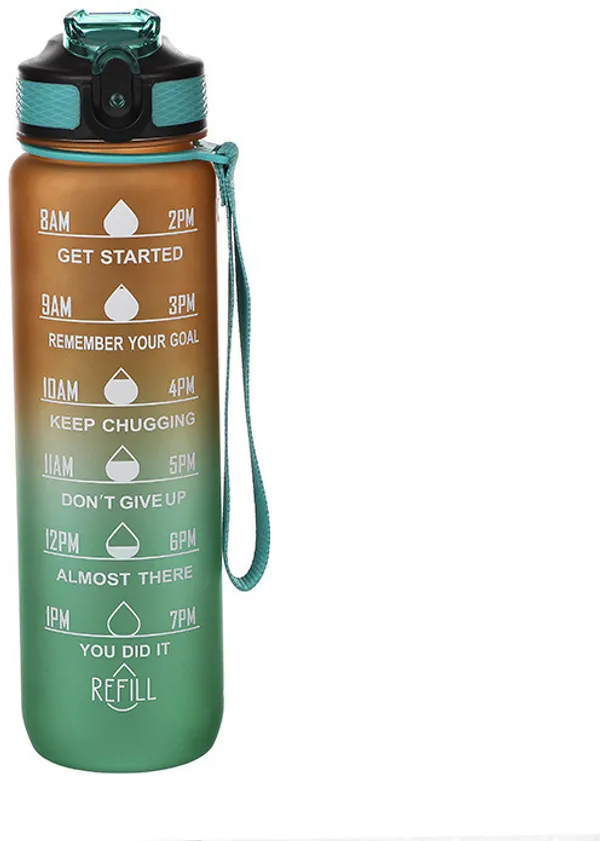 Unbreakable_Water_Bottle_1_L_With_Motivational_Time_Marker_(Orange,_Green)