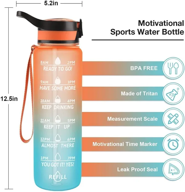 Multicolor_Leak_Proof_Water_Bottle_With_Straw_&_Time_Marker_(1L)