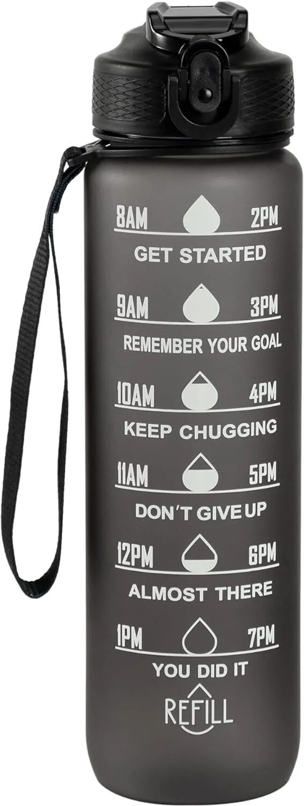 Unbreakable_Water_Bottle_1_L_With_Motivational_Time_Marker_(Black_&_White)