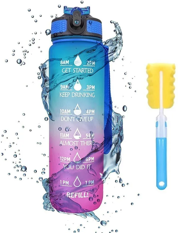 Multicolor_100%_Leakproof_Compact_Protein_Gym_Bottle_With_Time_Maker
