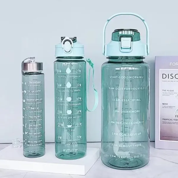 Pack_of_3_Leakproof_Unbrekabale_Travel_&_Gym_Big_Motivational_Time_Maker_Water_Bottle_(Light_Blue_&_Clear)
