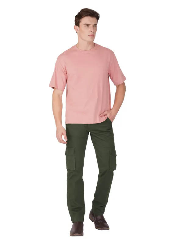 Dark_Green_Cotton_Regular_Fit_Cargo_For_Men