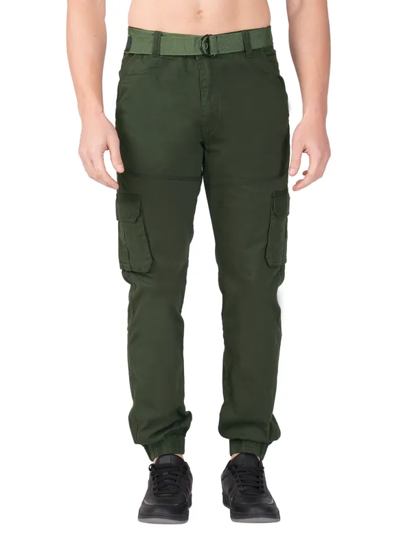 Dark_Green_Cotton_Regular_Fit_Cargo_For_Men