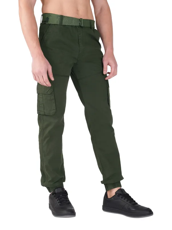 Dark_Green_Cotton_Regular_Fit_Cargo_For_Men