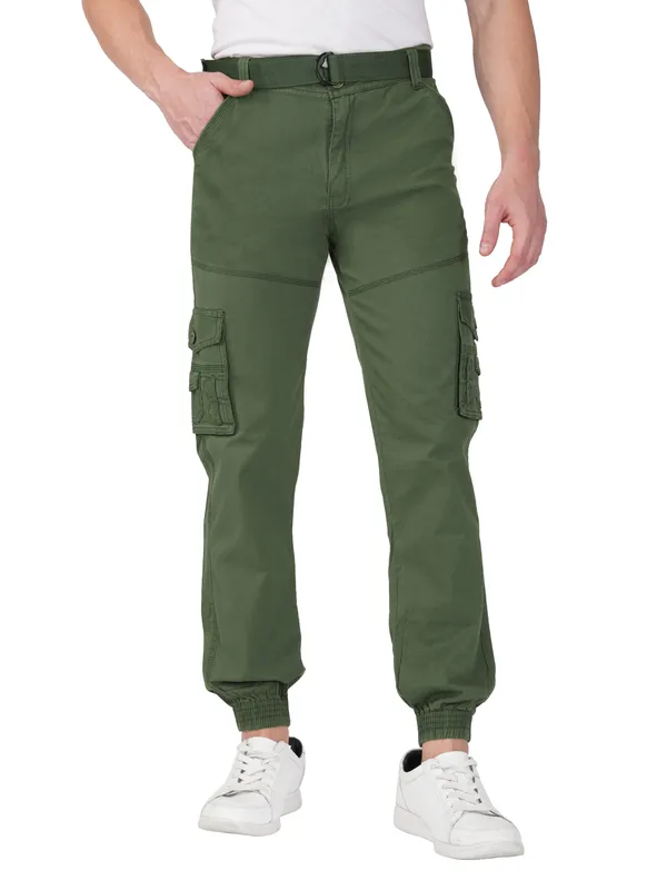 Light_Green_Cotton_Regular_Fit_Cargo_For_Men