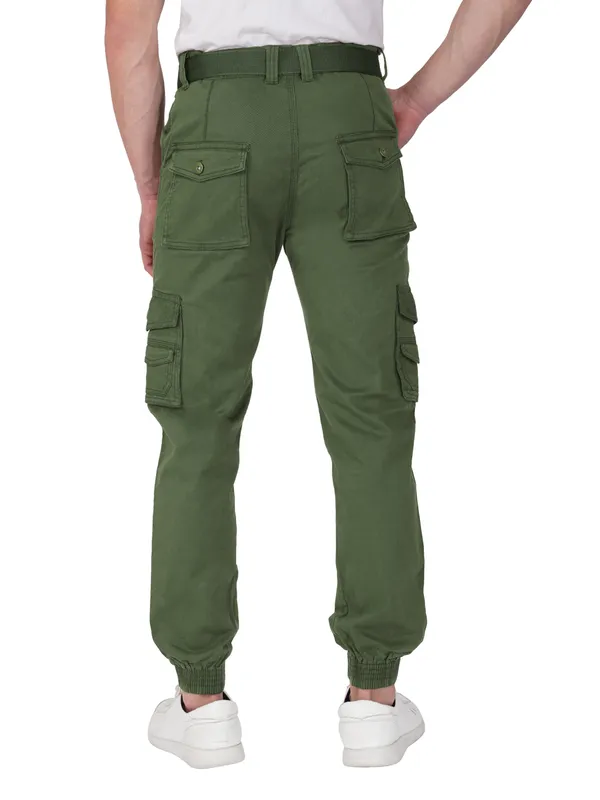Light_Green_Cotton_Regular_Fit_Cargo_For_Men