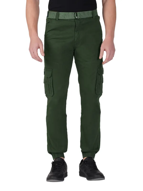Dark_Green_Cotton_Regular_Fit_Cargo_For_Men