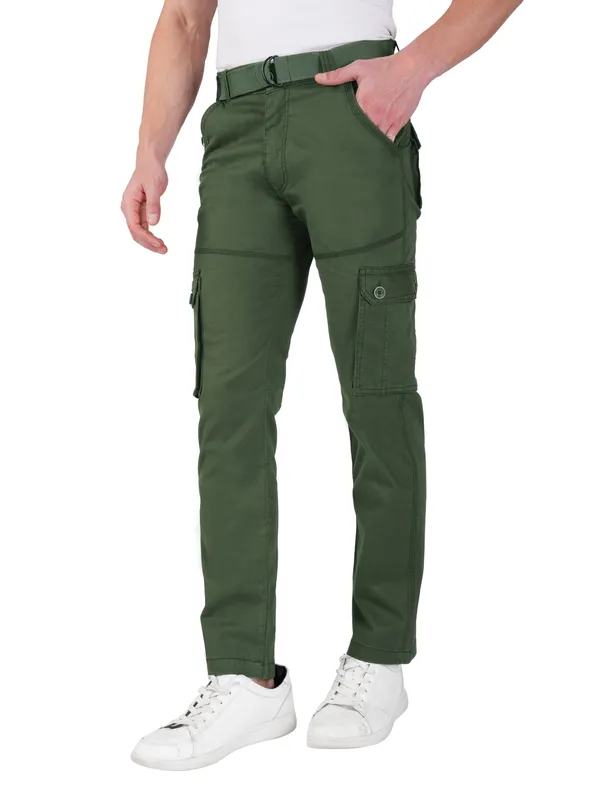 Dark_Green_Cotton_Regular_Fit_Cargo_For_Men